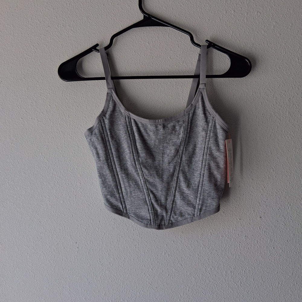 Colsie NTW Light Gray Casual Corset